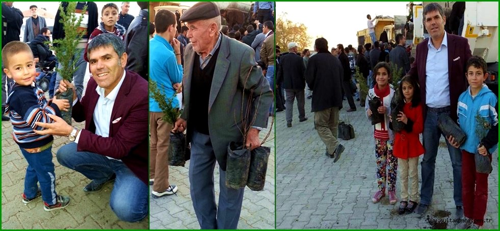 SULTANHANI BELEDİYESİ 20 BİN FİDAN DAĞITTI