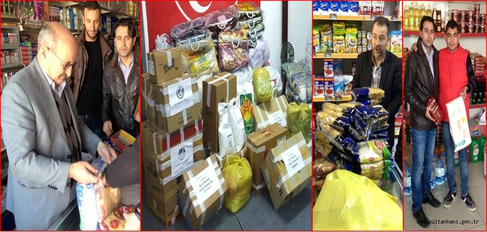 SULTANHANI HALKINDAN TÜRKMENLERE YARDIM ELİ