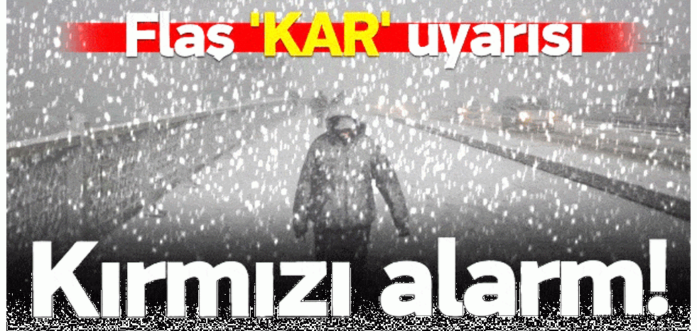 SULTANHANI İÇİN ETKİLİ KAR YAĞIŞI UYARISI