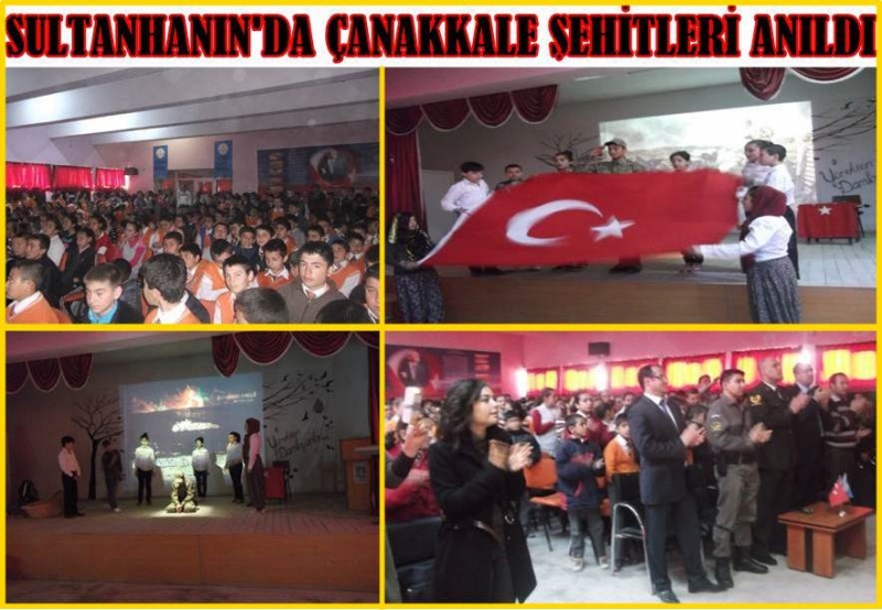 Sultanhanı Ortaokulun'da çanakkale şehitleri Anıldı