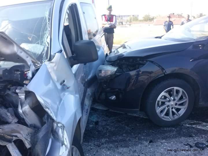 SULTANHANIN DA TRAFİK KAZASI