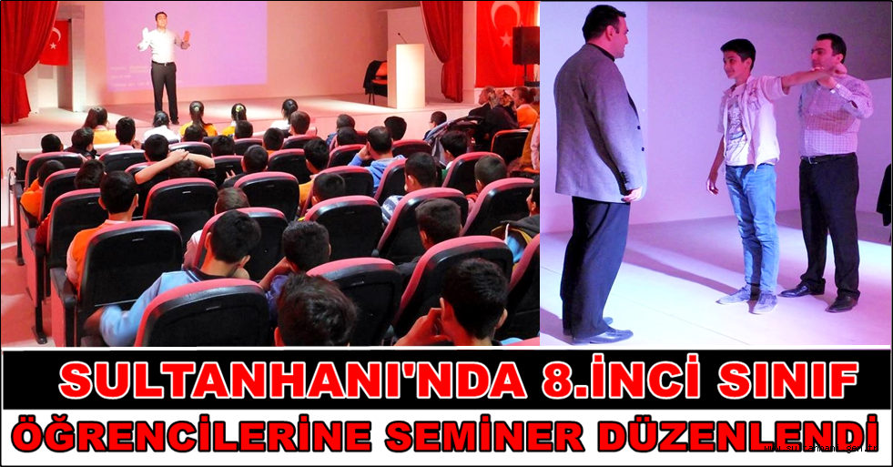 SULTANHANI&#039;NDA &#039;&#039;AYAĞA KALKIN VE HAYKIRIN&#039;&#039; İSİMLİ SEMİNER DÜZENLENDİ