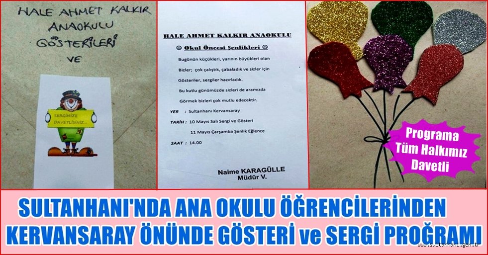 SULTANHANI&#039;NDA MİNİKLERDEN GÖSTERİ