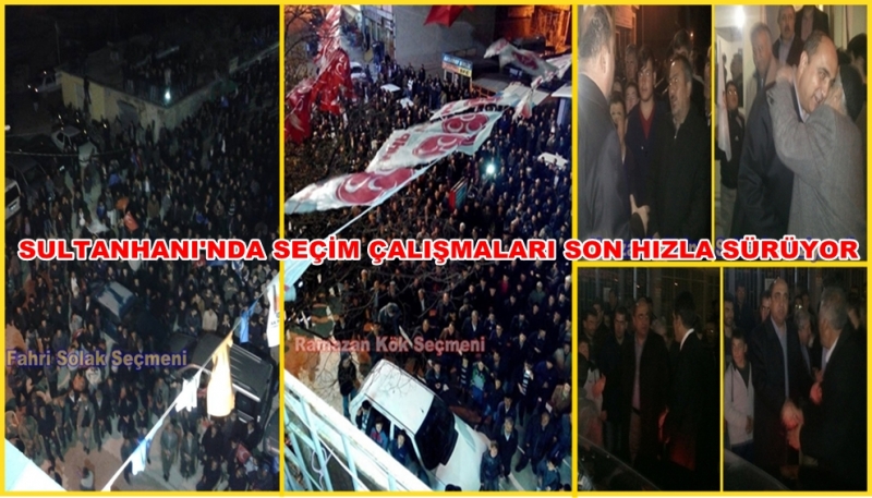 Sultanhanı&#039;nda Seçim çalışmaları Son Hızla Sürüyor