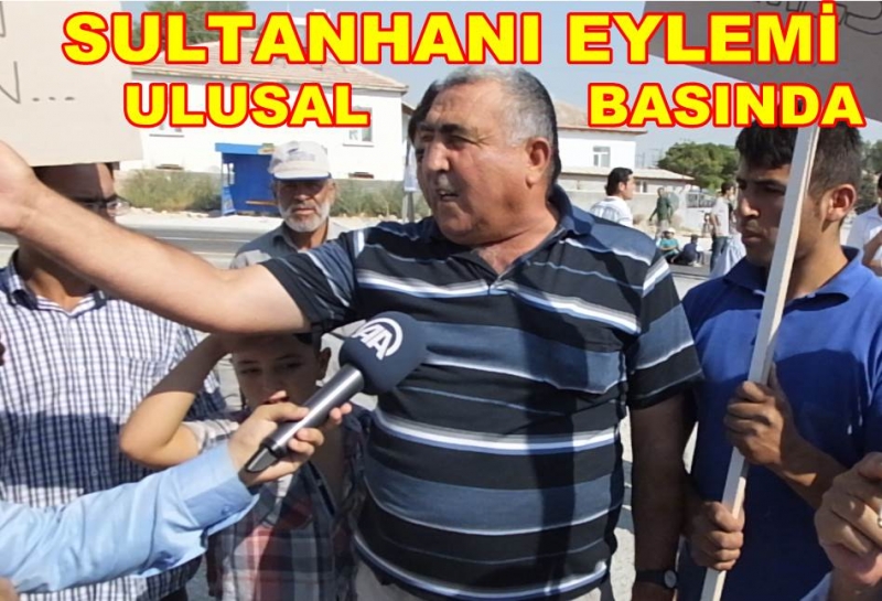 Sultanhanı&#039;ndaki Eylem Türkiye Gündeminde