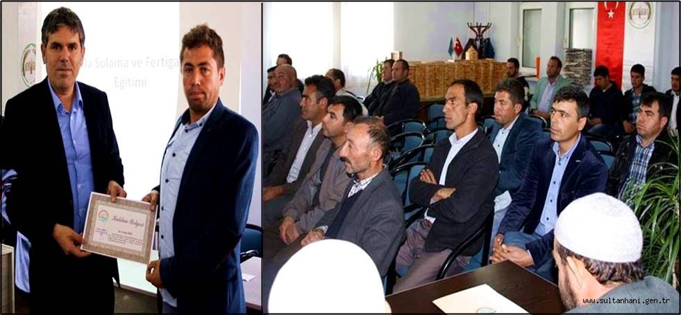 SULTANHANLI ÇİFTÇİLER BELGELERİNİ ALDI