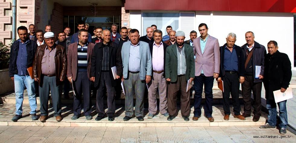 SULTANHANLI ÇİFTÇİLERE FERTİGASYON EĞİTİMİ