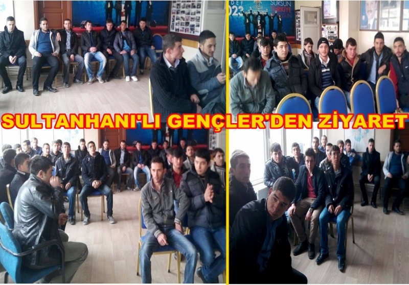 Sultanhan&#039;lı Gençlerden Ak Parti İl Başkanlığına Ziyaret