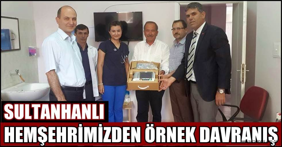 SULTANHANLI HEMŞEHRİMİZDEN ÖRNEK DAVRANIŞ