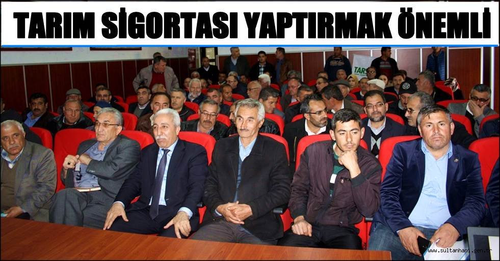 TARIM SİGORTASI YAPTIRMAK ÇOK ÖNEMLİ