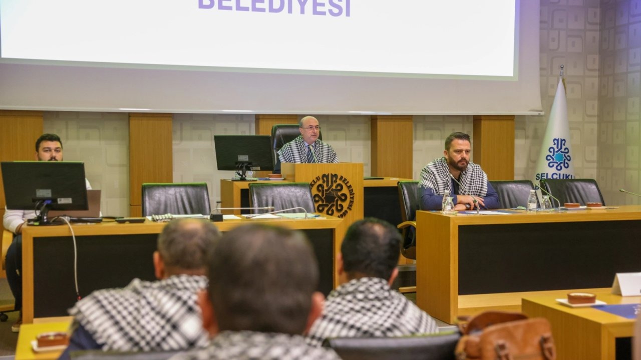 Konya Selçuklu&#039;dan Filistin ve Gazze&#039;ye tam destek