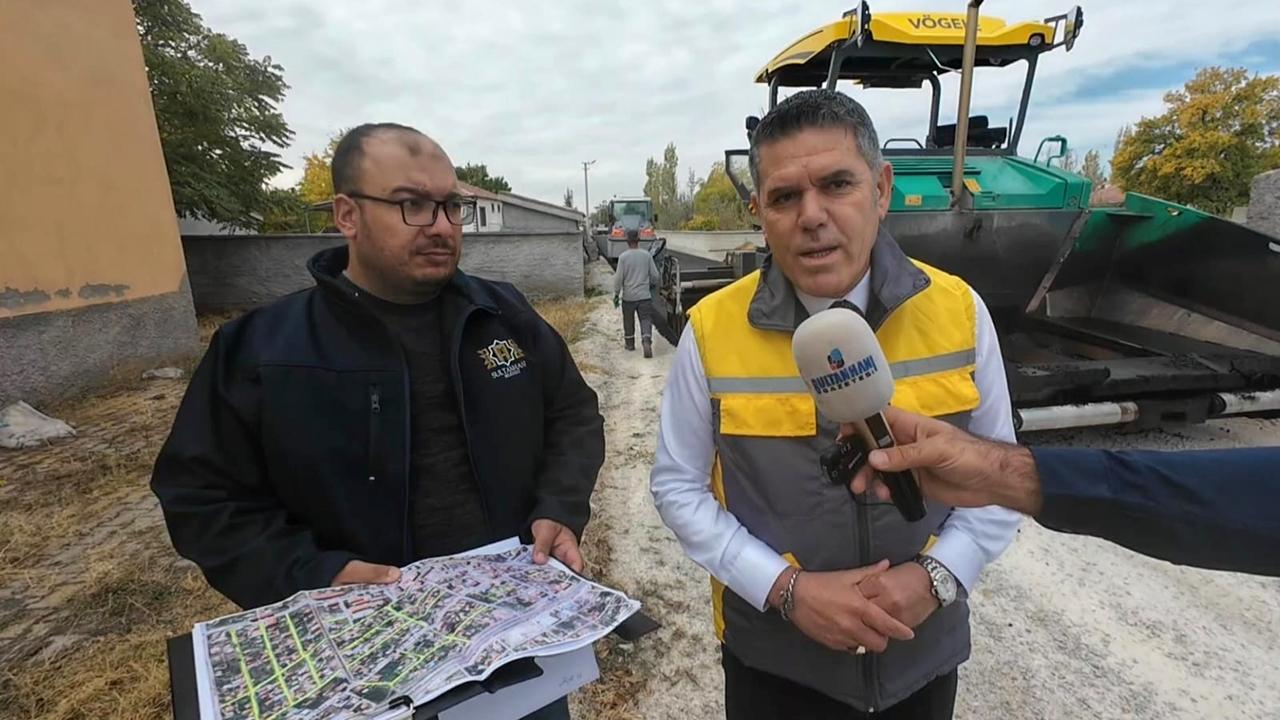 Sultanhanı’nda Sıcak Asfalt Çalışmaları Koyuncu Mahallesi ile Devam Ediyor