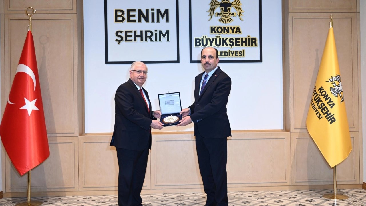 Konya&#039;da Bakan Güler&#039;den Başkan Altay&#039;a ziyaret