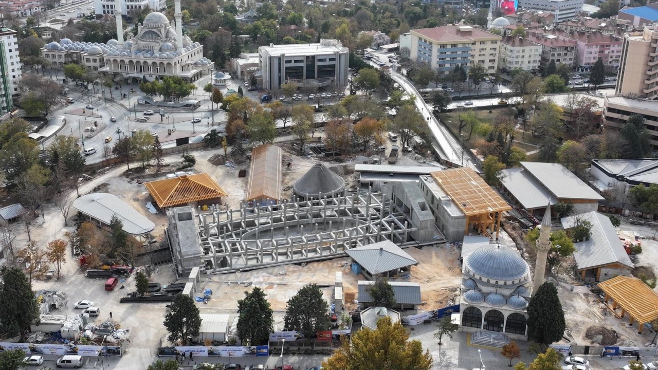 Konya&#039;da &#039;Şehir Kütüphanesi&#039; yükseliyor