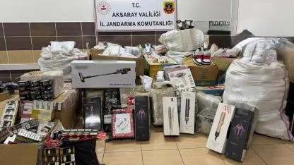 Aksaray’da Jandarmadan Kaçakçılığa Darbe: 2,5 Milyon TL’lik Ürün Ele Geçirildi