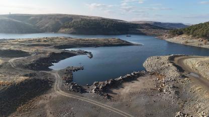 Aksaray’ın İçme Suyu Kaynağı Mamasın Barajı’nda Doluluk %15’e Kadar Geriledi