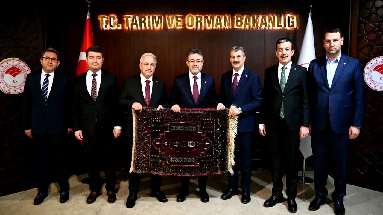 Tarım ve Orman Bakanı Yumaklı’ya Aksaray Heyetinden Ziyaret