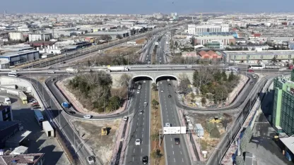 Konya'da o kavşak için şerit sayısı ikiye çıkarıldı