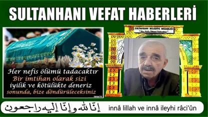 Cemal Oğlu Hacı Mehmet Mutlu vefat etti 03-02-2026 Salı