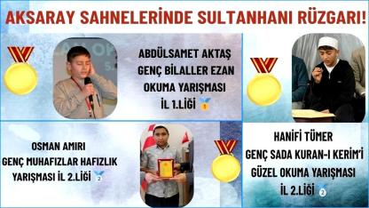 Sultanhanı İmam Hatip Ortaokulu İl Genelinde Gururlandırdı