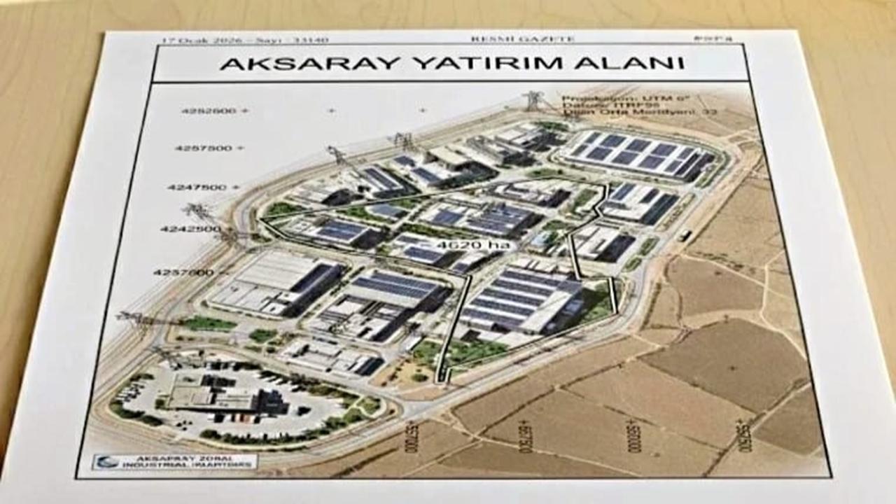 Sultanhanı ve Aksaray Arasındaki alan Sanayi Üssü oluyor