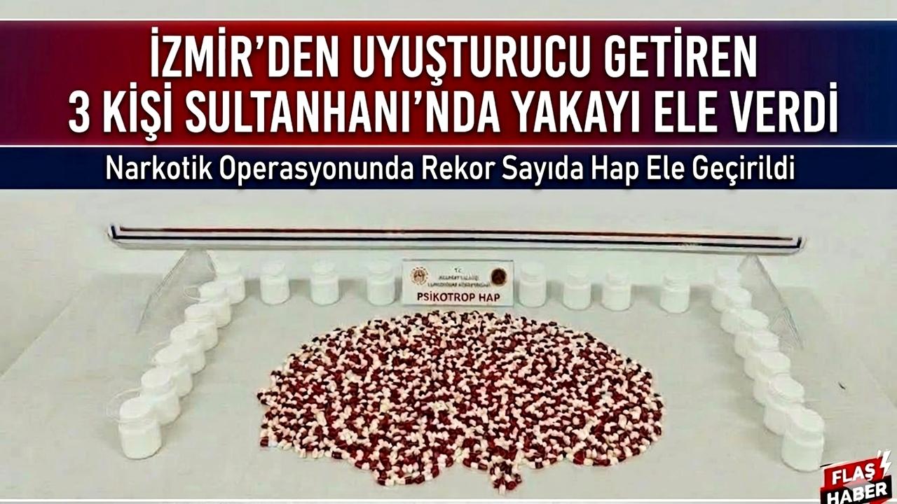 İzmir'den uyuşturucu getiren 3 kişi Sultanhanı'nda Yakayı ele verdi