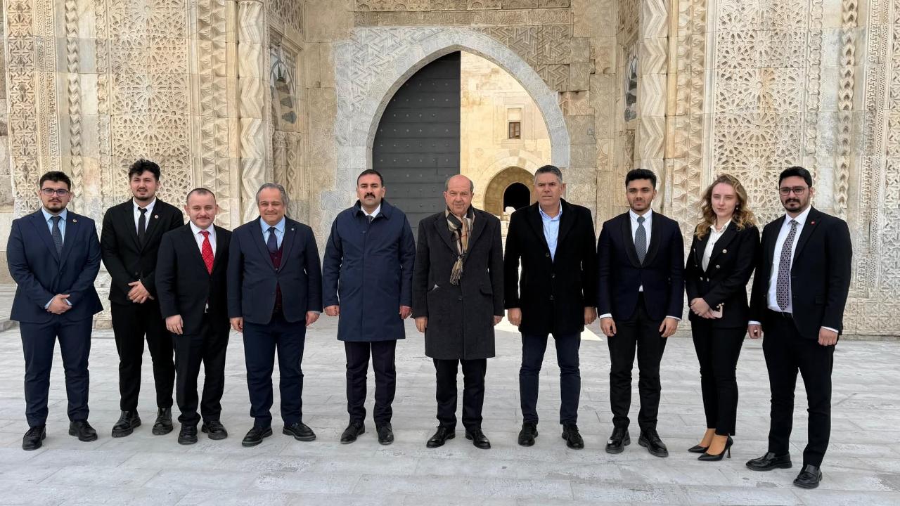 KKTC 5. Cumhurbaşkanı Ersin Tatar’dan Sultanhanı Kervansarayı’na Ziyaret