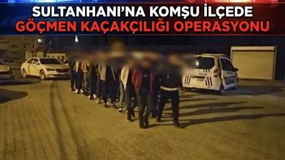 Sultanhanı'na Komşu İlçede Göçmen Kaçakçılığı Operasyonu
