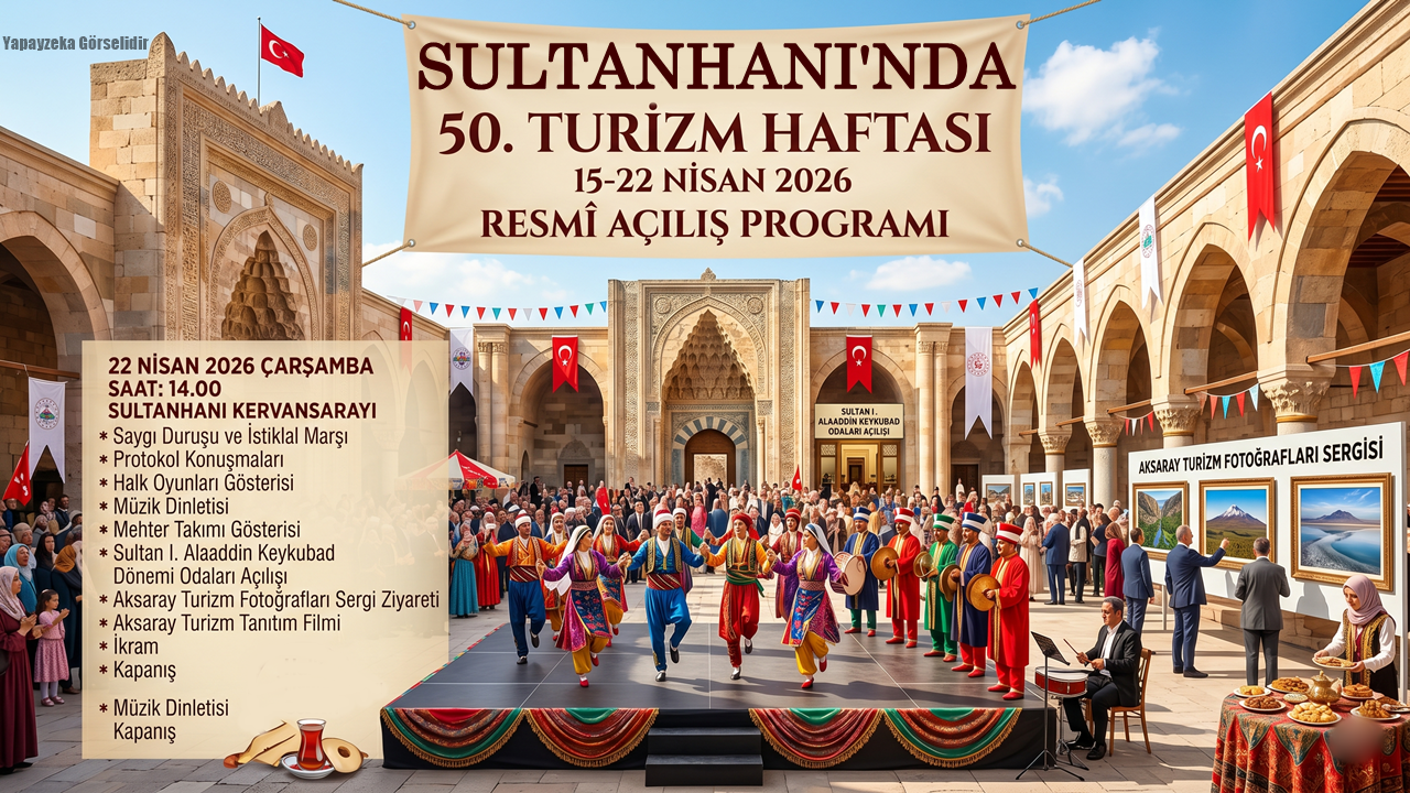 Sultanhanı'nda 50. Turizm Haftası Etkinlikleri