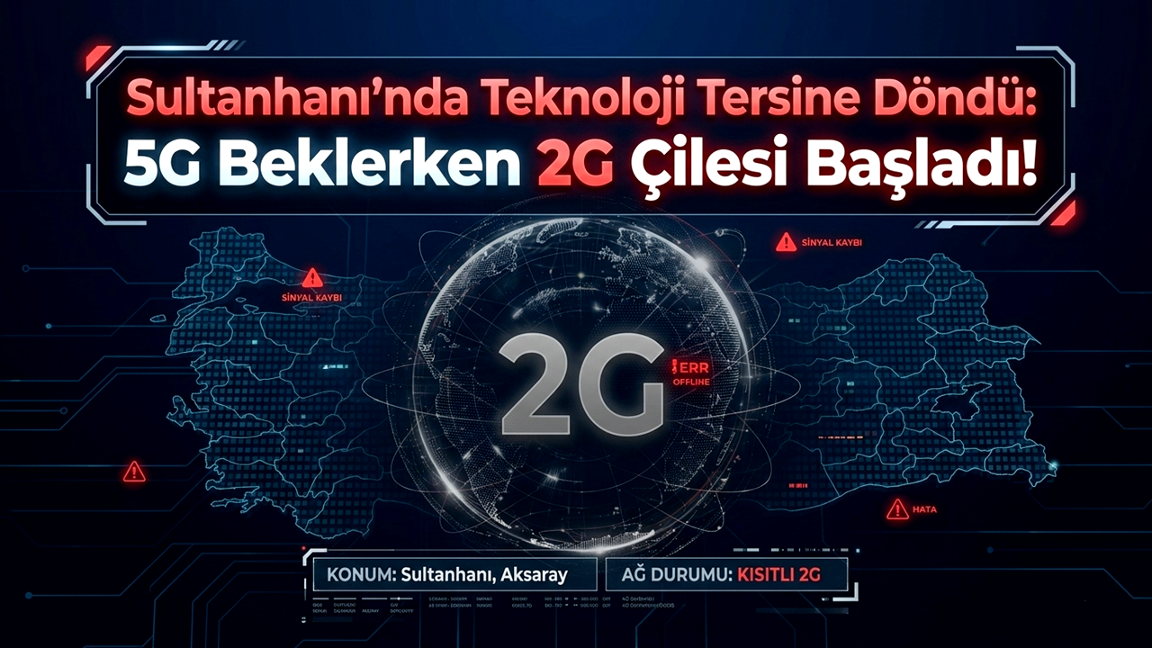 Sultanhanı’nda Teknoloji Tersine Döndü: 5G Beklerken 2G Çilesi Başladı!
