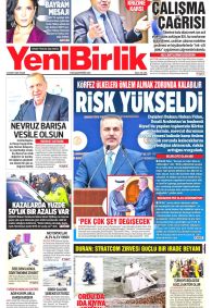 Yeni Birlik Gazete Manşeti
